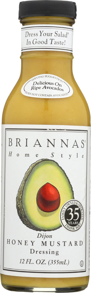 BRIANNAS: Home Style Dressing Dijon Honey Mustard, 12 oz - Vending Business Solutions