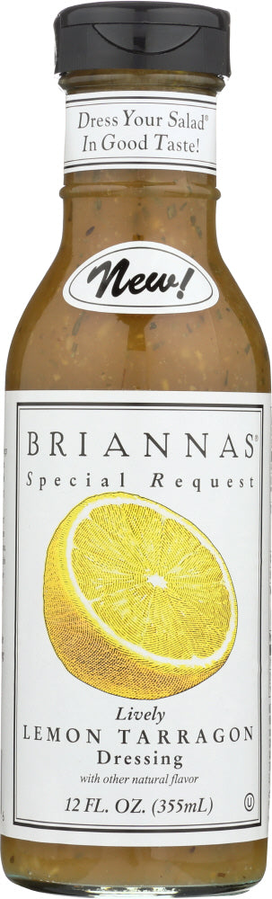 BRIANNAS: Special Request Lively Lemon Tarragon Dressing, 12 oz - Vending Business Solutions