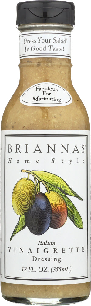 BRIANNAS DRESSING: Home Style Italian Vinaigrette, 12 oz - Vending Business Solutions