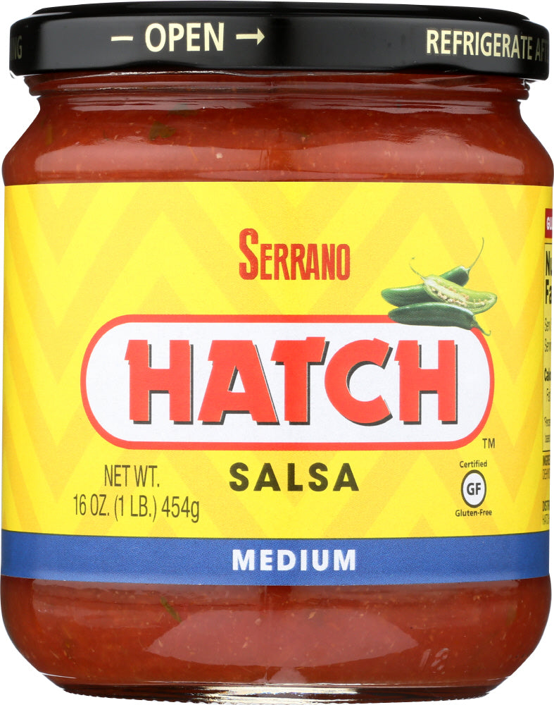 HATCH: Serrano Salsa Medium, 16 oz - Vending Business Solutions