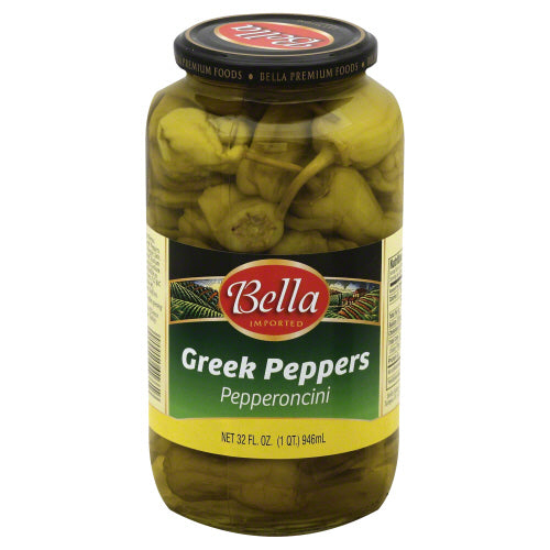 BELLA: Pepper Salad Pepperoncini, 32 oz - Vending Business Solutions