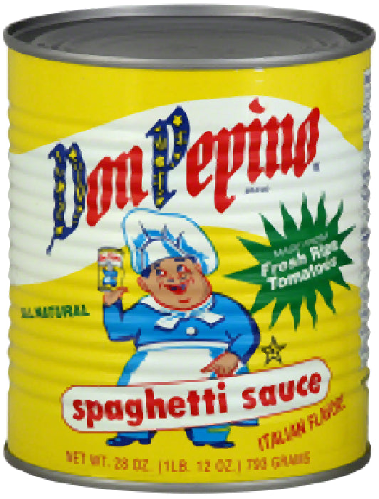 DON PEPINO: Spaghetti Sauce, 28 oz - Vending Business Solutions