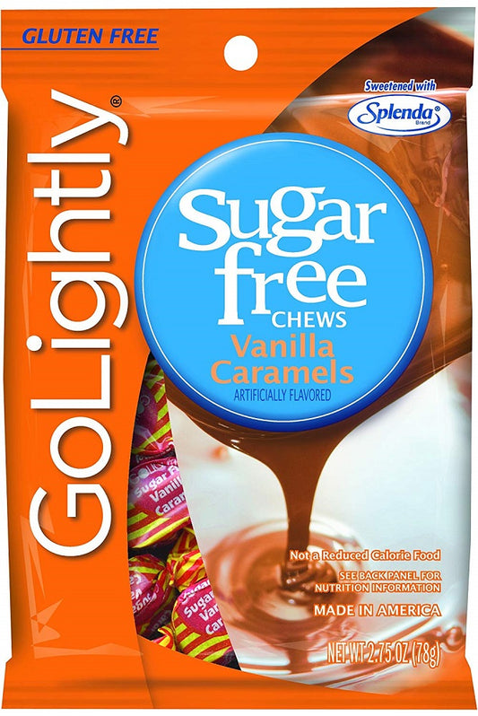 GO LIGHTLY: Candy Vanilla Caramel, 2.75 oz - Vending Business Solutions