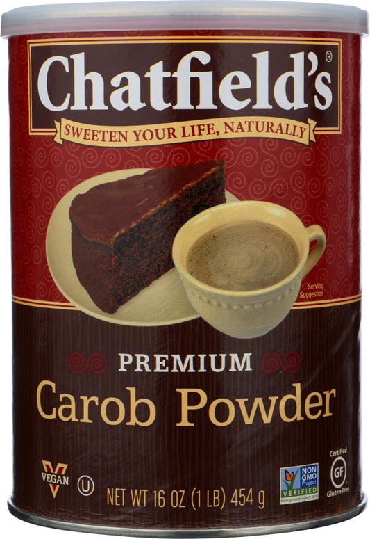 CHATFIELDS: All Natural Carob Powder, 16 oz - Vending Business Solutions