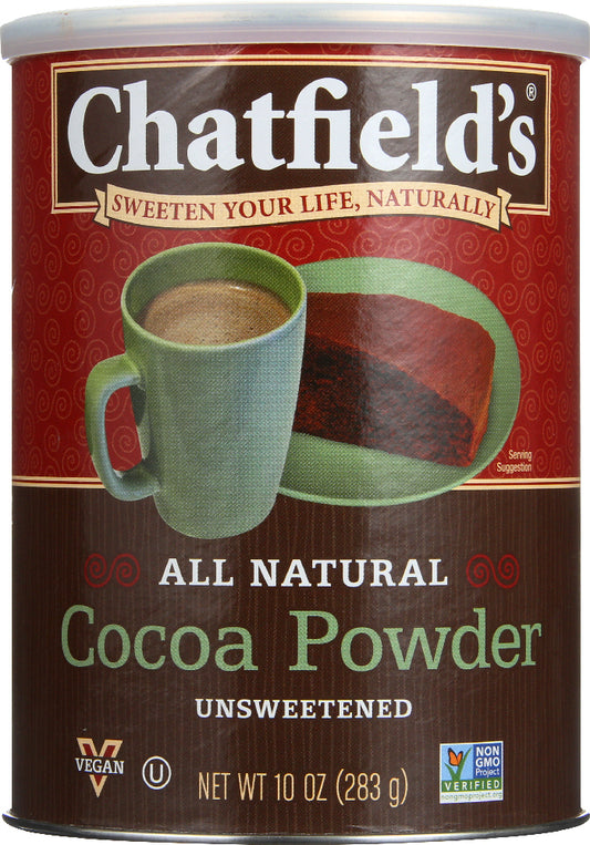 CHATFIELDS: All Natural Cocoa Powder Unsweetened, 10 oz - Vending Business Solutions