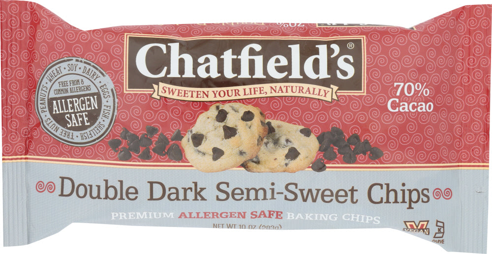 CHATFIELDS: Double Dark Semi-Sweet Chips, 10 oz - Vending Business Solutions