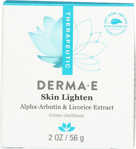 DERMA E: Skin Lighten Natural Fade and Age Spot Creme, 2 oz - Vending Business Solutions