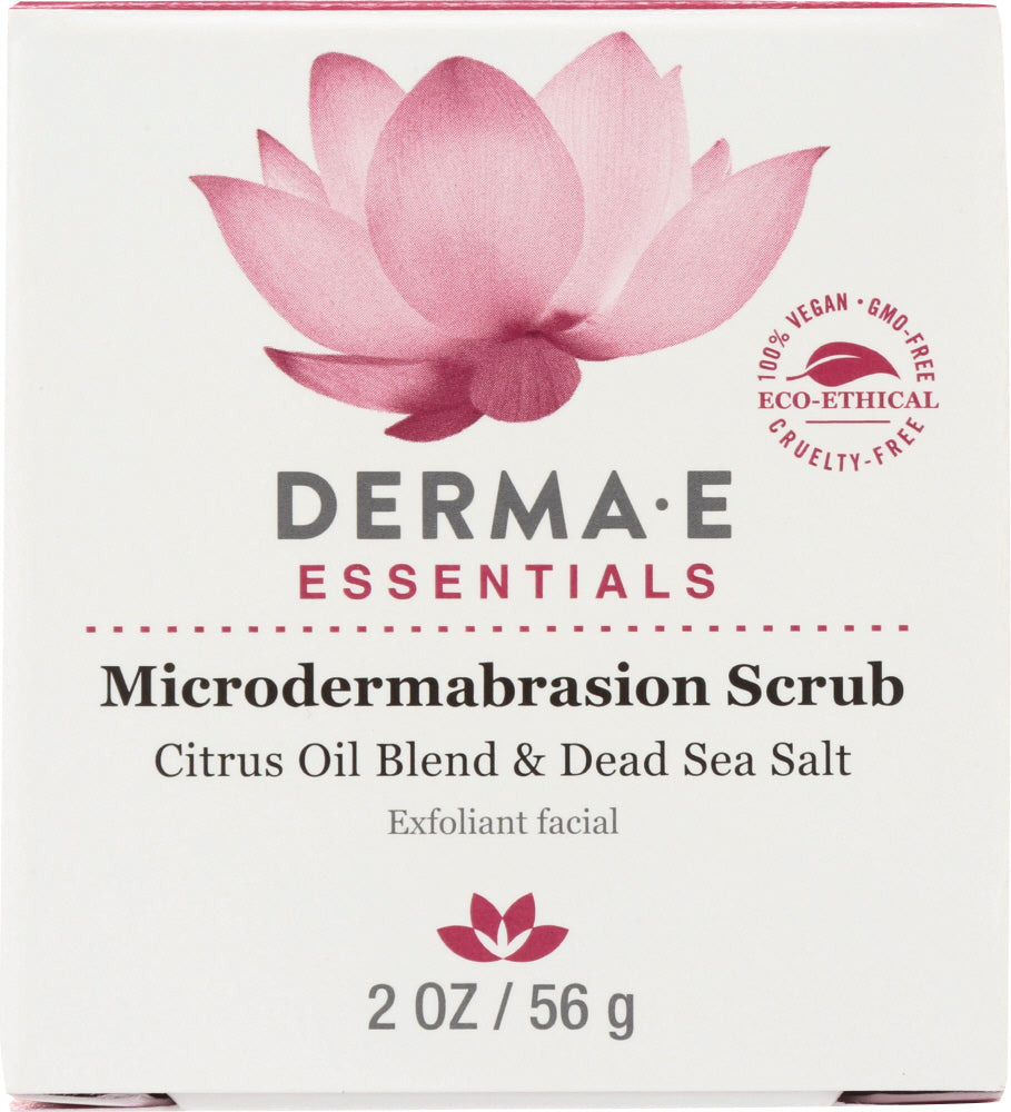 DERMA E: Microdermabrasion Scrub with Dead Sea Salt, 2 oz - Vending Business Solutions