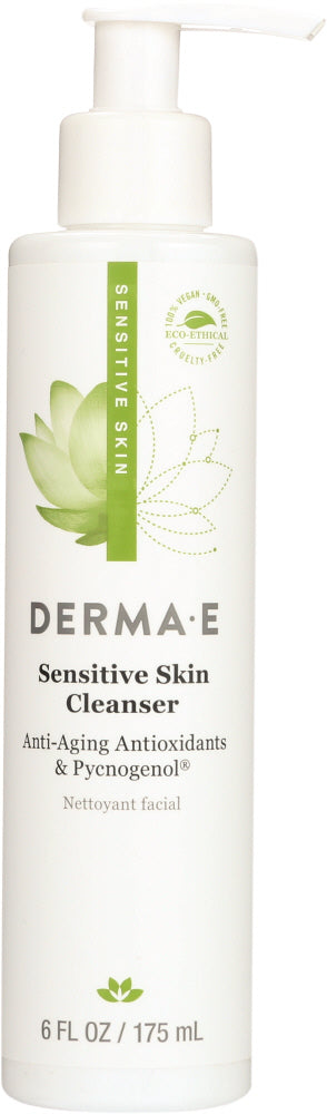 DERMA E: Pycnogenol Facial Cleanser Fragrance Free, 6 oz - Vending Business Solutions