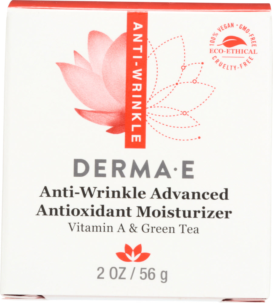 DERMA E: Anti-Wrinkle Advanced Antioxidant Moisturizer Vitamin A & Green Tea, 2 oz - Vending Business Solutions