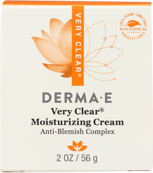 DERMA E: Very Clear Moisturizer Anti-Blemish Complex, 2 oz - Vending Business Solutions
