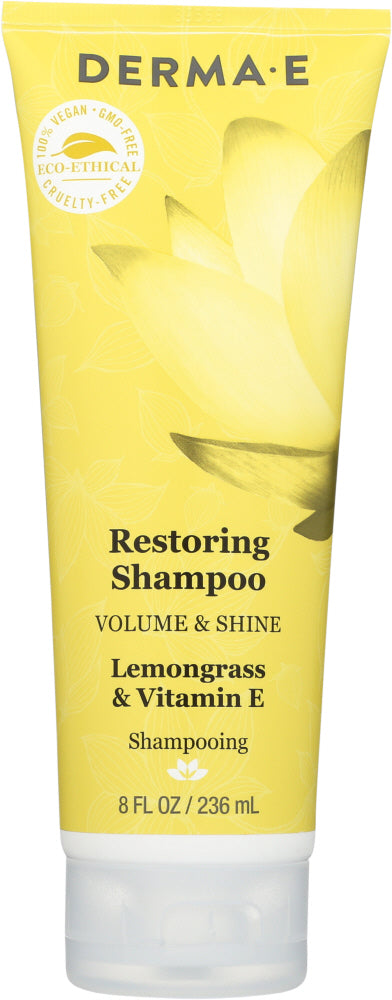 DERMA E: Restoring Shampoo Volume & Shine, 8 oz - Vending Business Solutions