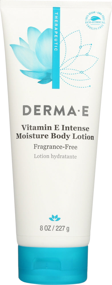DERMA E: Vitamin E Intensive Therapy Body Lotion Fragrance Free, 8 oz - Vending Business Solutions