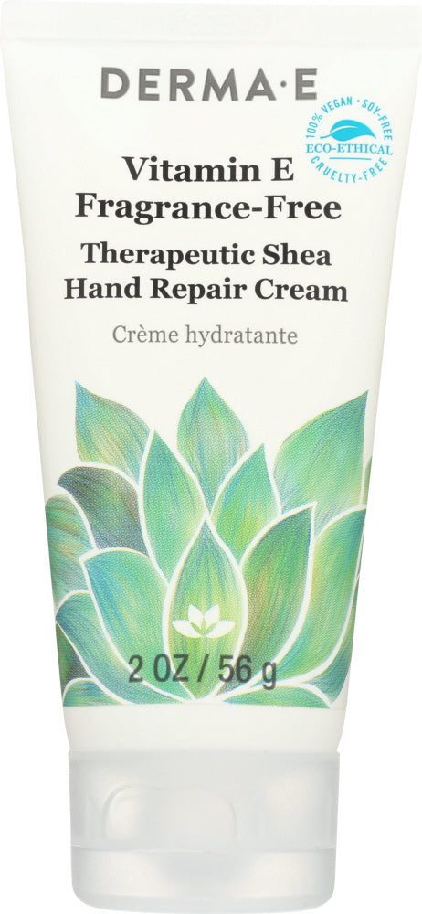 DERMA E: Vitamin E Hand Cream Fragrance Free, 2 oz - Vending Business Solutions