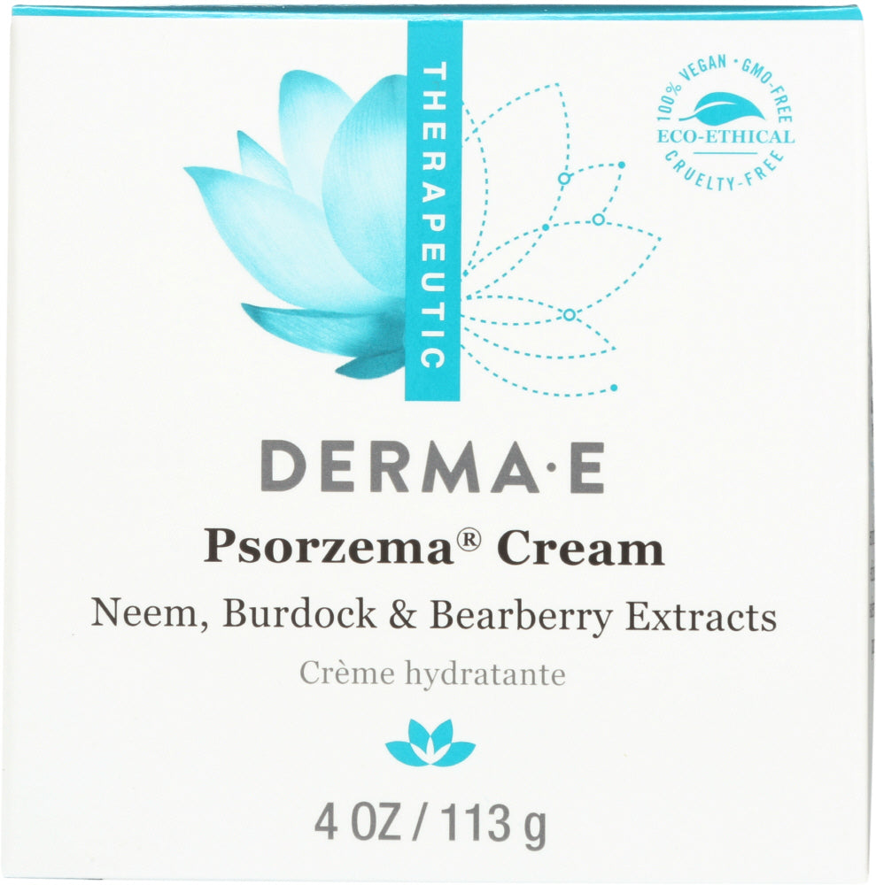 DERMA E: Psorzema Natural Relief Creme for Scaling Flaking and Itching, 4 oz - Vending Business Solutions
