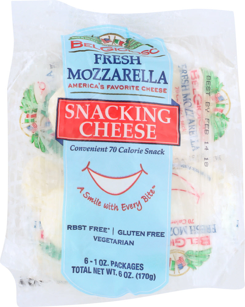 BELGIOIOSO: Fresh Mozzarella Snacking Cheese, 6 oz - Vending Business Solutions