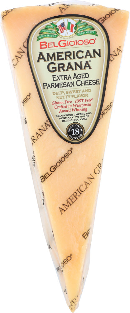 BELGIOIOSO: American Grana Parmesan Cheese Wedge, 8 oz - Vending Business Solutions