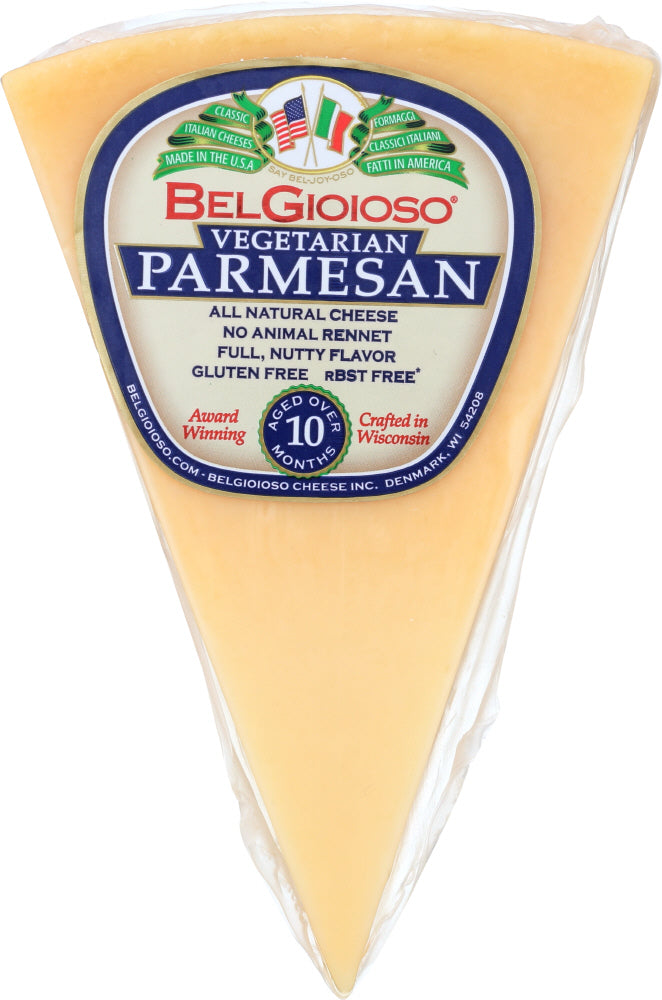 BELGIOIOSO: Vegetarian Parmesan Wedge Cheese, 8 oz - Vending Business Solutions