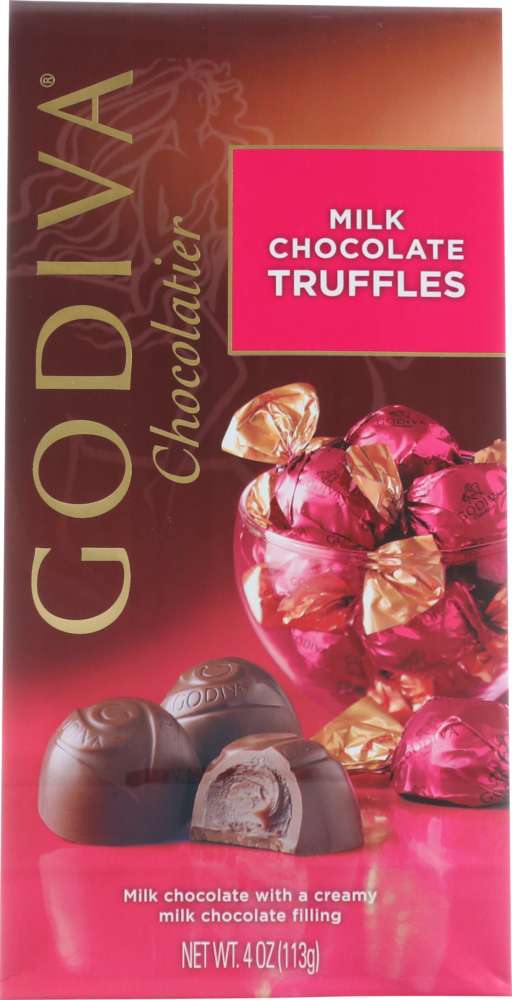 GODIVA: Chocolate Gem Truffle Milk, 4 oz - Vending Business Solutions
