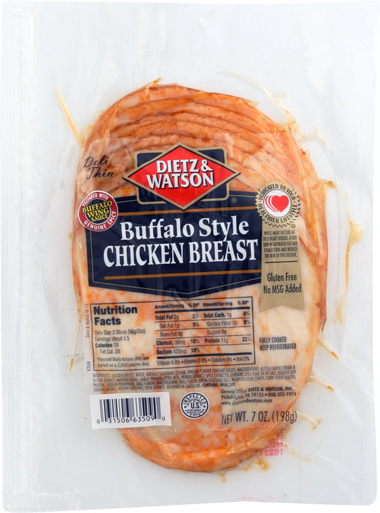 DIETZ AND WATSON: Buffalo Style Chicken Breast, 7 oz - Vending Business Solutions