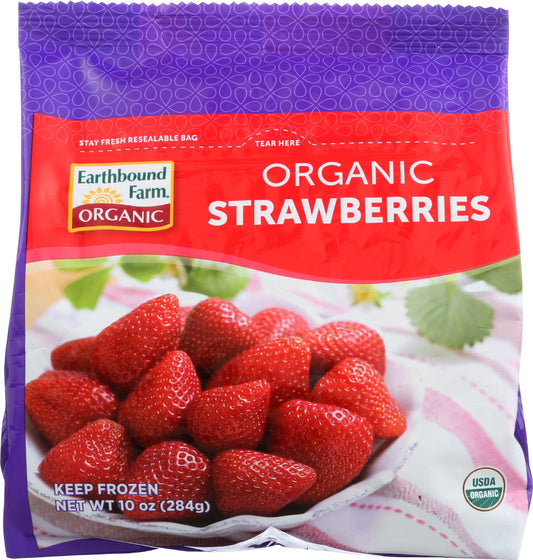 EARTHBOUND FARM: Organic Frozen Strawberries, 10 oz - Vending Business Solutions