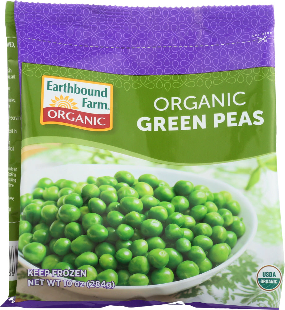 EARTHBOUND FARM: Organic Green Peas, 10 Oz - Vending Business Solutions