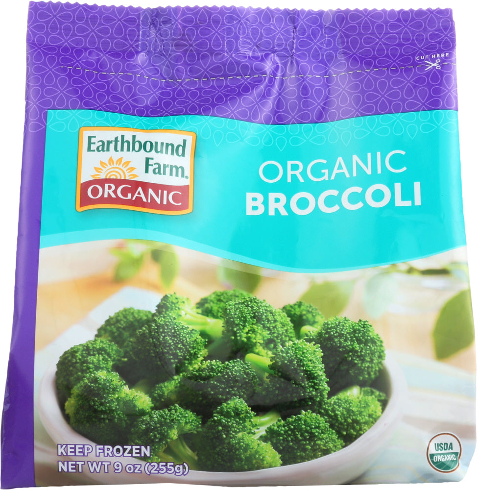 EARTHBOUND FARM: Organic Frozen Broccoli, 9 oz - Vending Business Solutions
