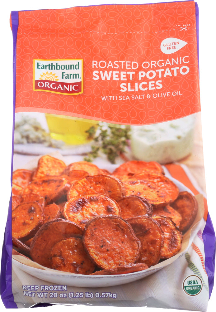 EARTHBOUND FARM: Organic Roasted Sweet Potato Slices, 1.25 lb - Vending Business Solutions