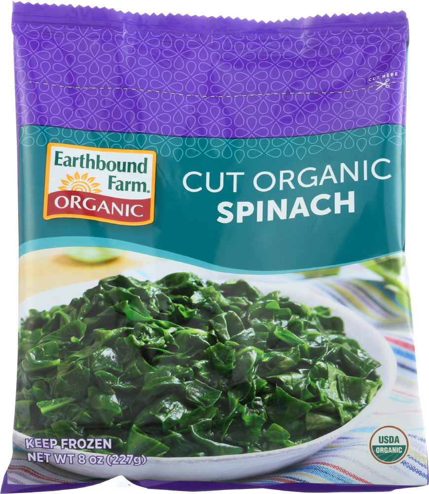 EARTHBOUND FARM ORGANIC: Frozen Cut Spinach, 8 oz - Vending Business Solutions
