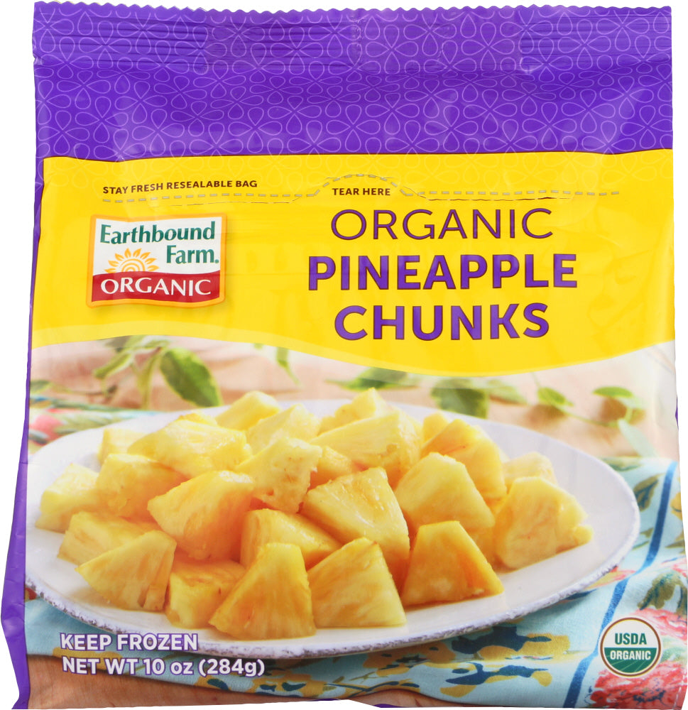EARTHBOUND FARMS: Organic Pineapple Chunks Frozen, 10 oz - Vending Business Solutions