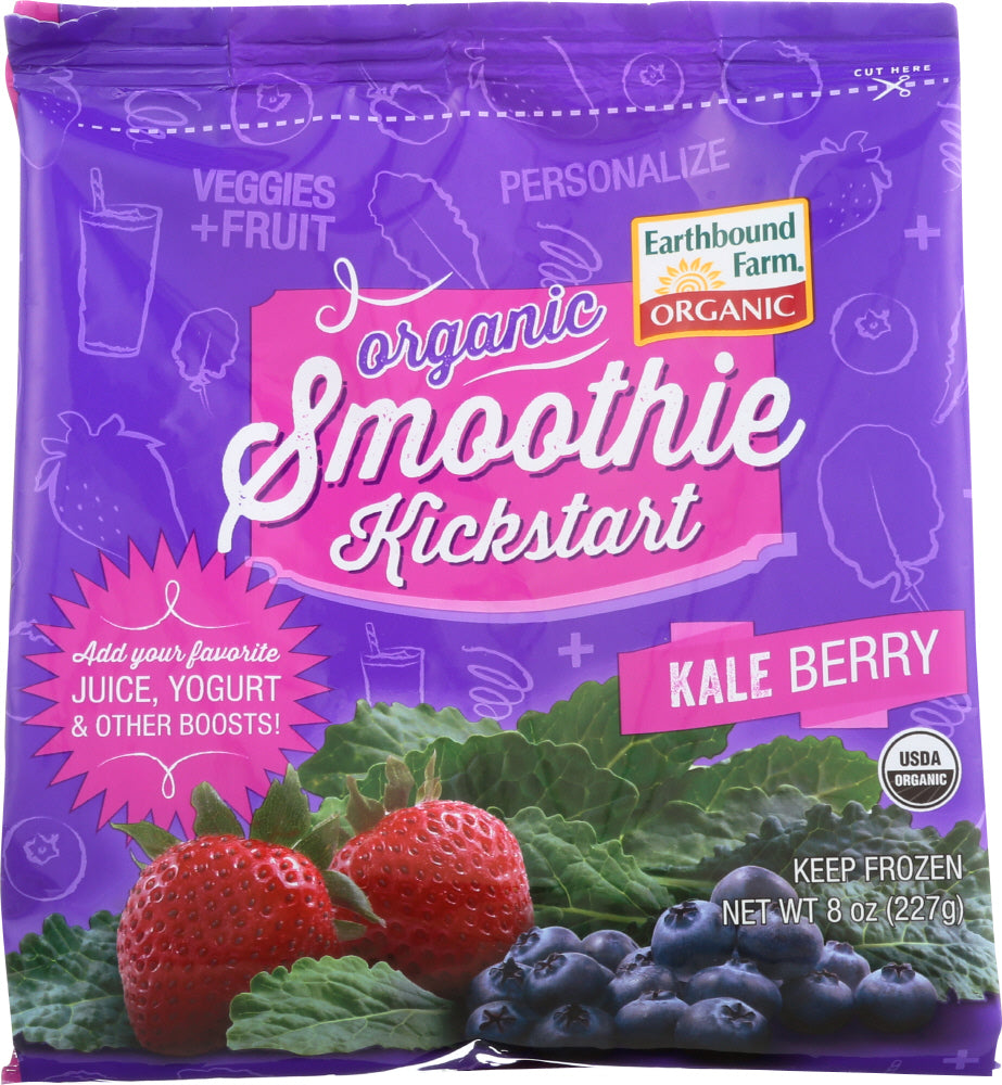EARTHBOUND FARM: Organic Kale Berry Smoothie Kickstart, 8 oz - Vending Business Solutions