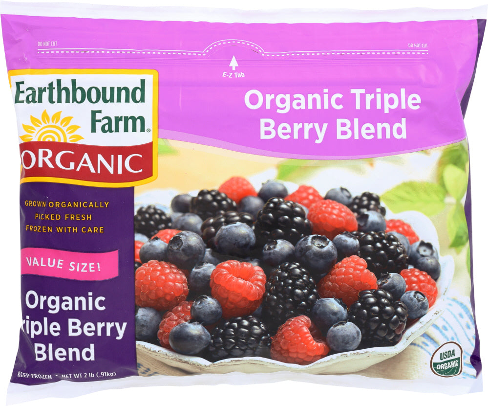 EARTHBOUND FARM ORGANIC: Triple Berry Blend, 2 lb - Vending Business Solutions