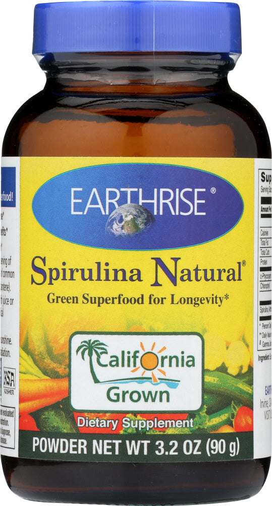 EARTHRISE: Spirulina Natural Powder, 3.2 oz - Vending Business Solutions