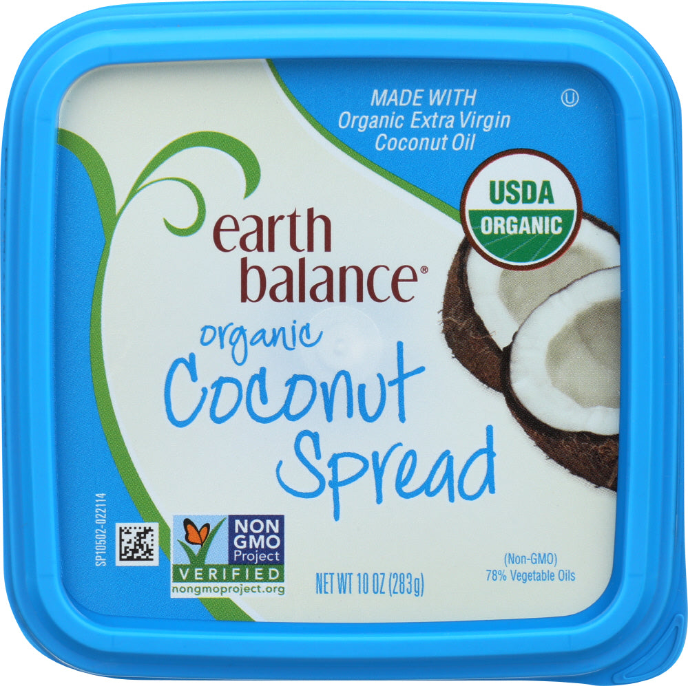 EARTH BALANCE: Coconut Spread Organic, 10 oz - Vending Business Solutions
