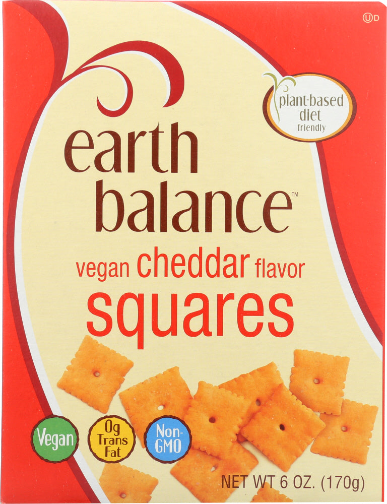 EARTH BALANCE: Vegan Cheddar Flavor Squares, 6 oz - Vending Business Solutions