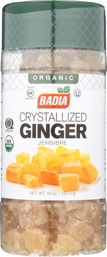 BADIA: Organic Crystallized Ginger, 10 oz - Vending Business Solutions