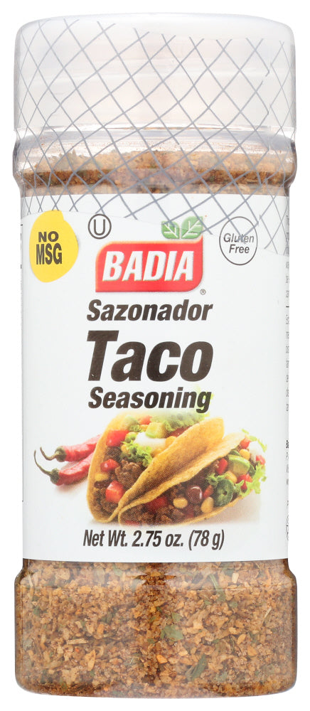 BADIA: Taco No MSG Seasoning, 2.75 oz - Vending Business Solutions