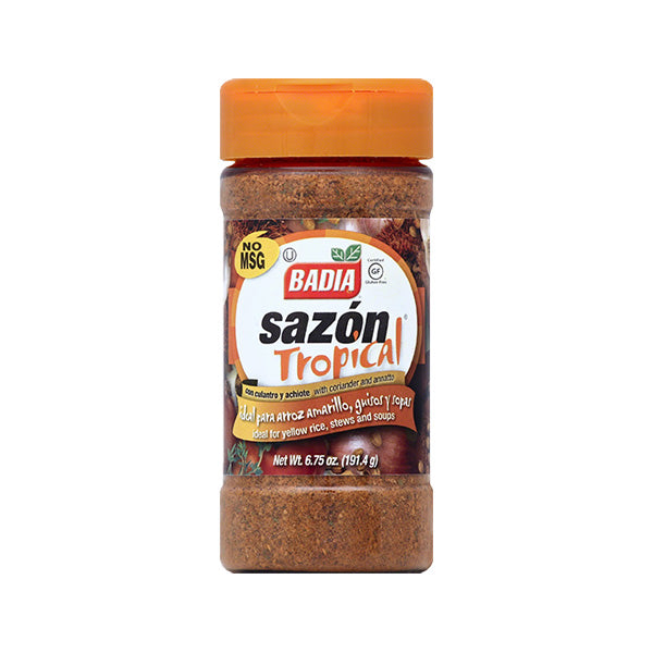BADIA: Sazon Tropical with Coriander & Annato, 6.75 oz - Vending Business Solutions