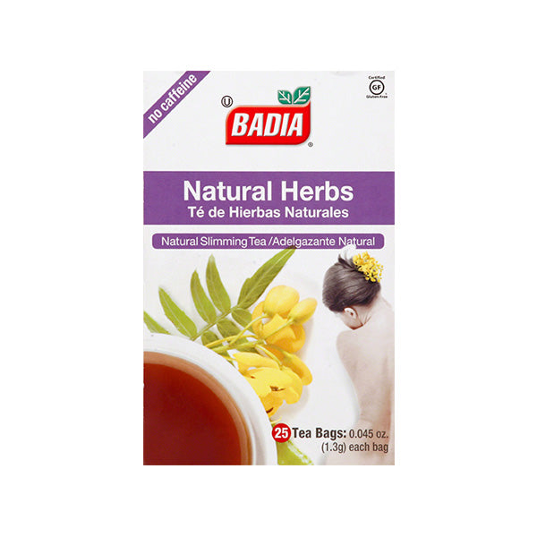 BADIA: Natural Herbs Tea, 25 bg - Vending Business Solutions