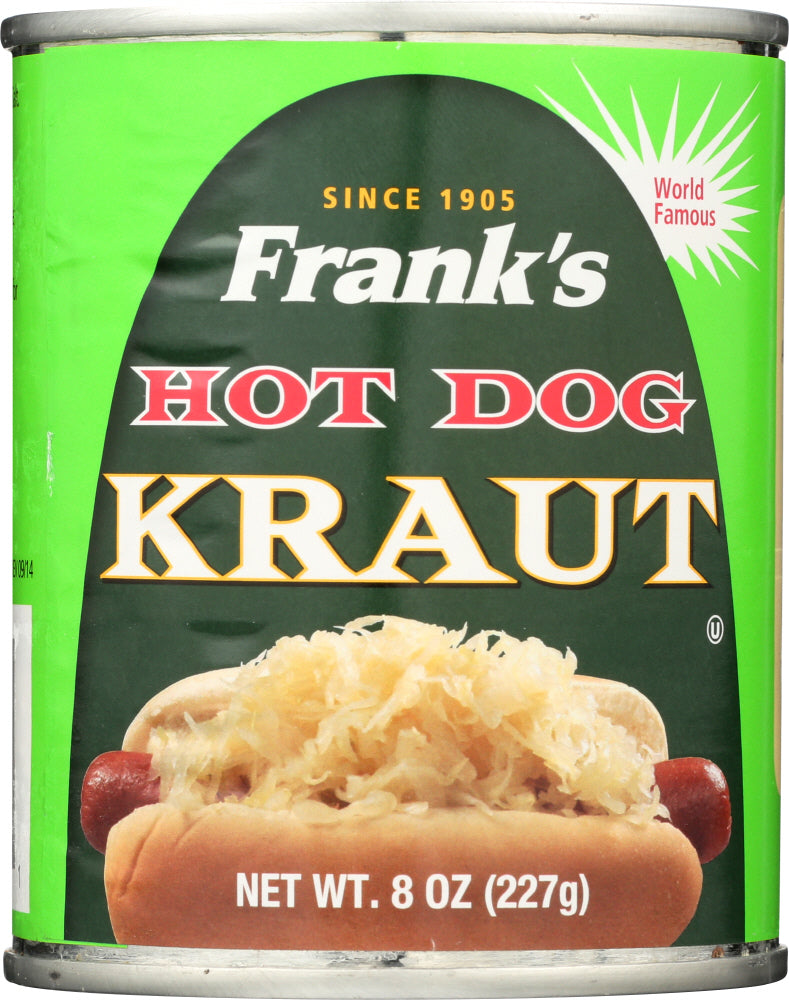 FRANKS: Hot Dog Sauerkraut, 8 oz - Vending Business Solutions
