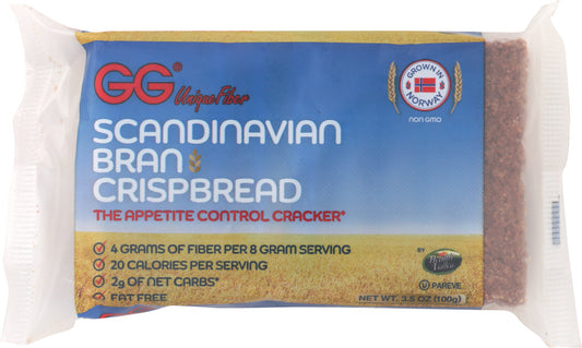 GG SCANDINAVIAN: Bran Crispbread, 3.5 oz - Vending Business Solutions