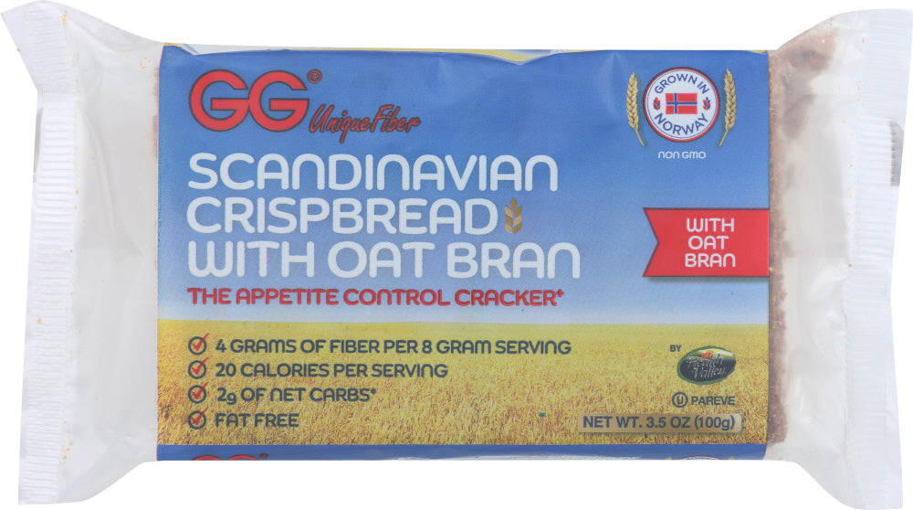 GG SCANDINAVIAN: Crispbread with Oat Bran, 3.5 oz - Vending Business Solutions