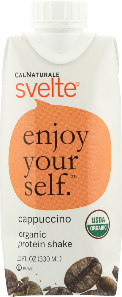 CALNATURALE: Svelte Organic Protein Shake Cappuccino, 11 oz - Vending Business Solutions