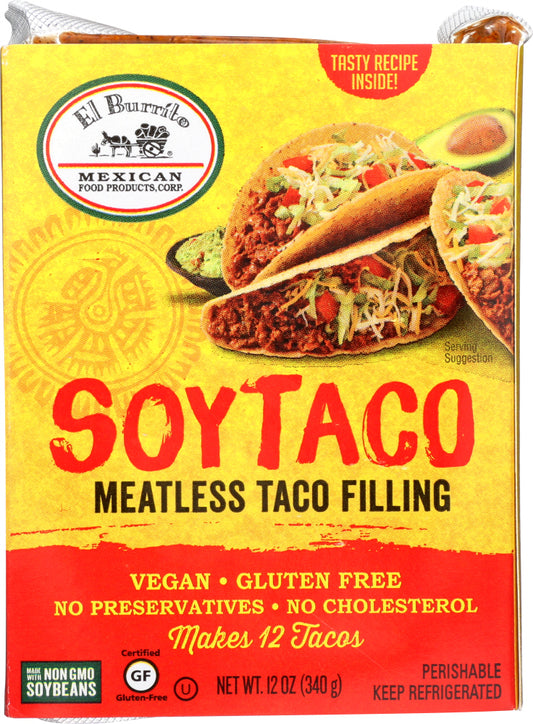 EL BURRITO: Soy Taco, 12 oz - Vending Business Solutions
