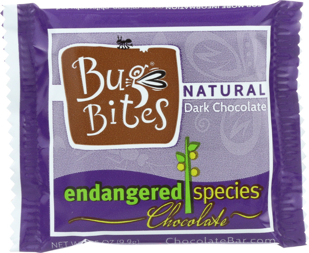ENDANGERED SPECIES: Natural Chocolate Bug Bites, 0.35 oz - Vending Business Solutions
