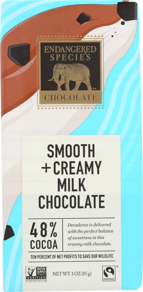 ENDANGERED SPECIES: Natural Milk Chocolate Bar, 3 oz - Vending Business Solutions