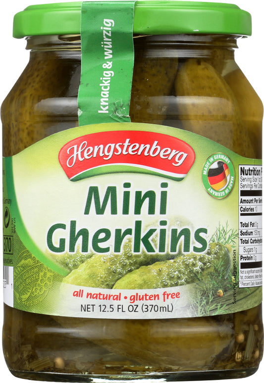 HENGSTENBERG: Pickle Knax Mini Crunchy Gherkins, 12.5 oz - Vending Business Solutions