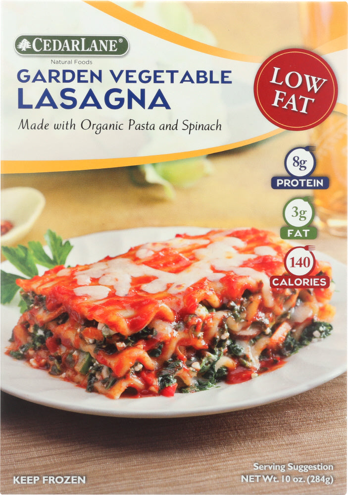 CEDARLANE: Low Fat Garden Vegetable Lasagna, 10 oz - Vending Business Solutions