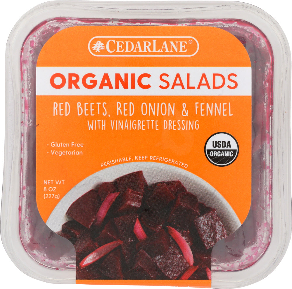 CEDARLANE FRESH: Red Beets, Red Onion & Fennel Organic Salad, 8 oz - Vending Business Solutions