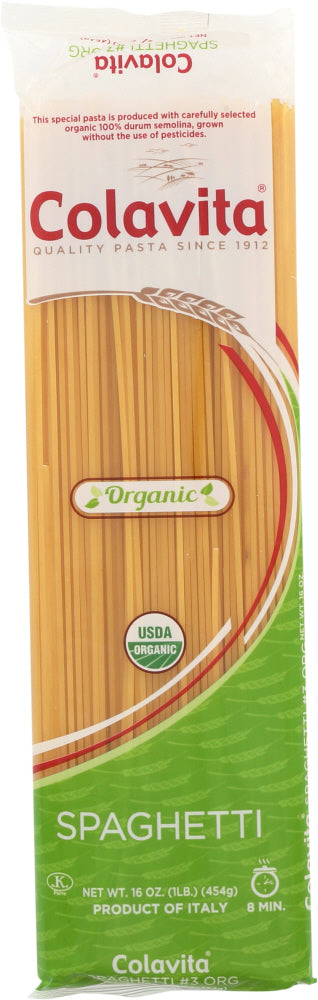 COLAVITA: Pasta Spaghetti Organic, 16 oz - Vending Business Solutions